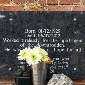 Grave Markers & Niche's 2